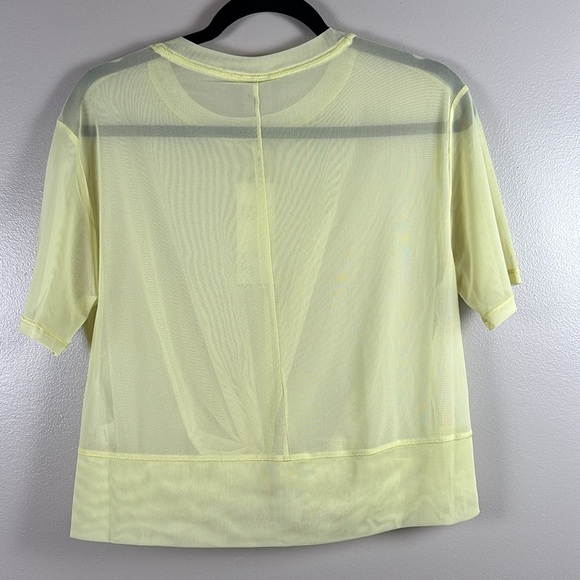 NWT Calia Twisted Mesh Tee Light Green - Picture 11 of 12